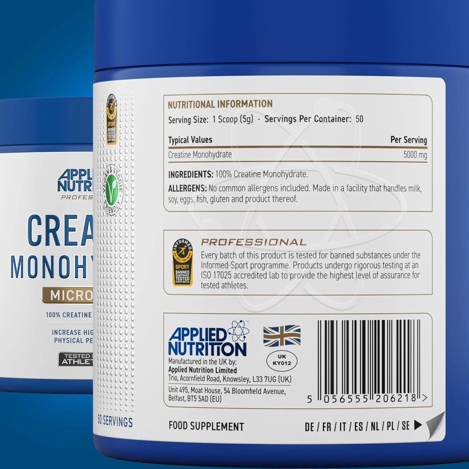 Applied Nutrition Creatine Monohydrate 1 kg